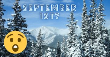 Colorado has already had snow in September