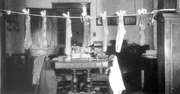 Hanging stockings began with a legend and a troubled family