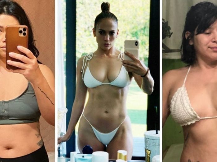 J.Lo Inspires Moms To Share Bikini Selfies To Promote Body Positivity