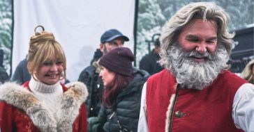 Kurt Russell and Goldie Hawn talk about filming together again