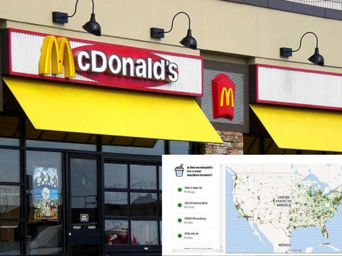 Man creates app to help customers see if their local McDonalds ice cream machine is broken