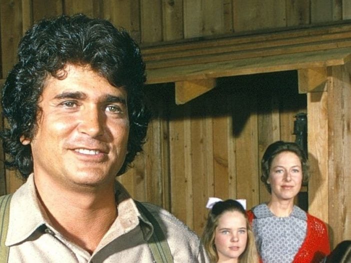 Michael Landons hair once turned purple on the set of Little House on the Prairie