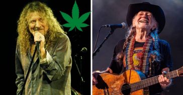 Robert Plant says Willie Nelson gives away weed to everyone