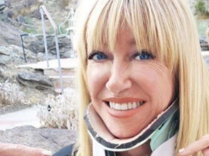 Suzanne Somers uses humor to recover from neck surgery