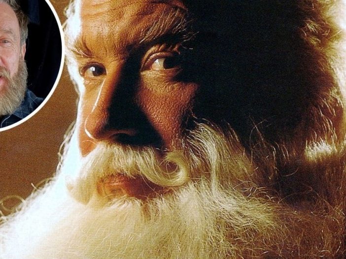 Tim Allen shows off his Santa beard