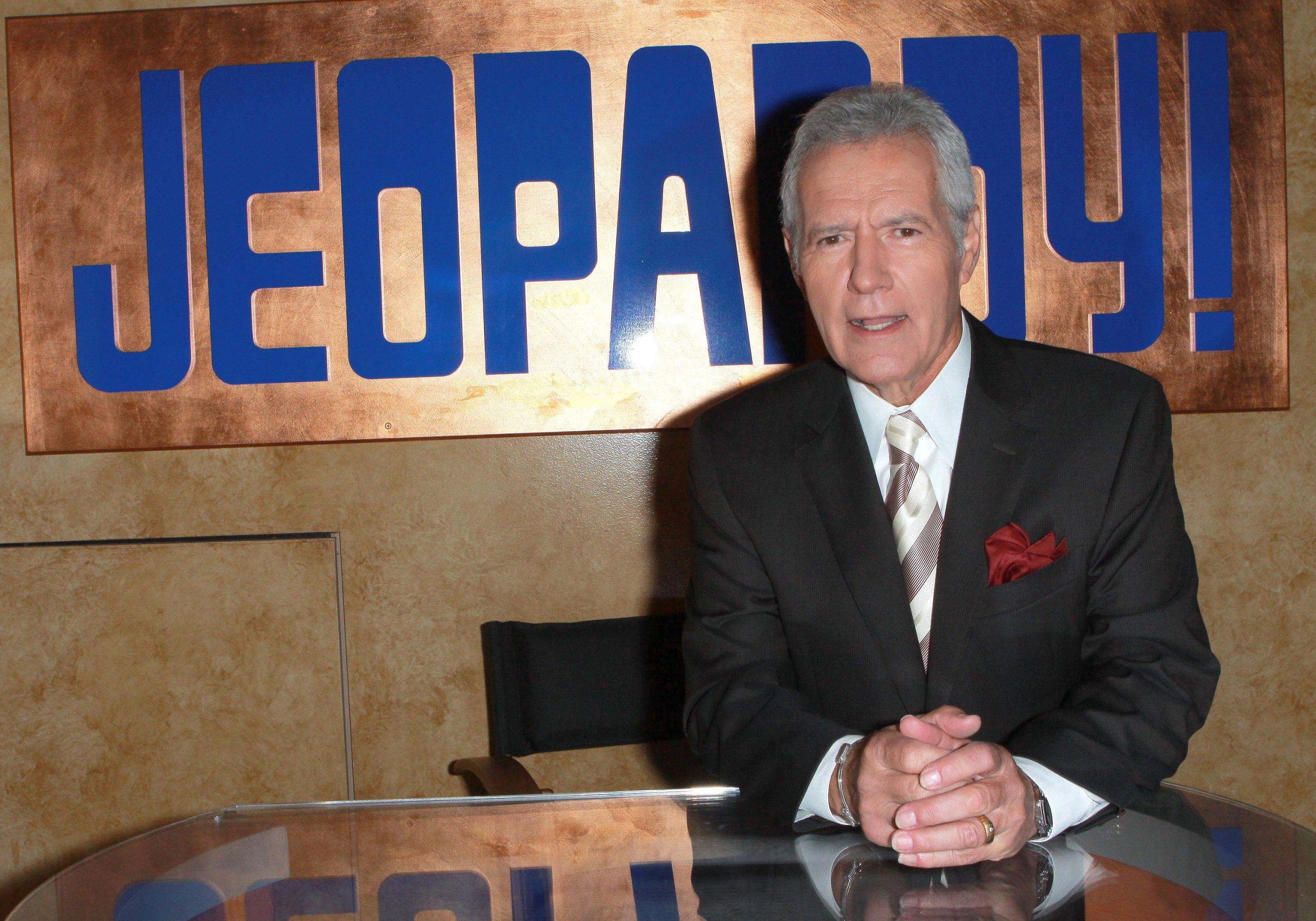 alex trebek host of jeopardy 