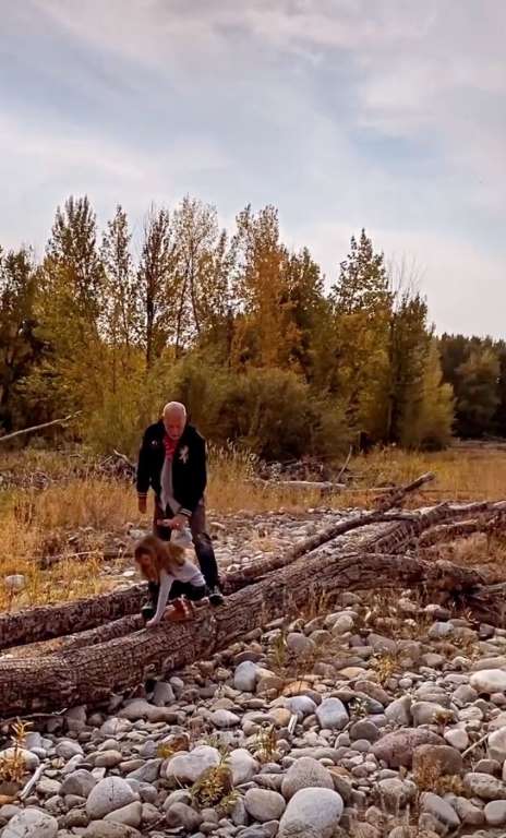 bruce and evelyn outdoors 