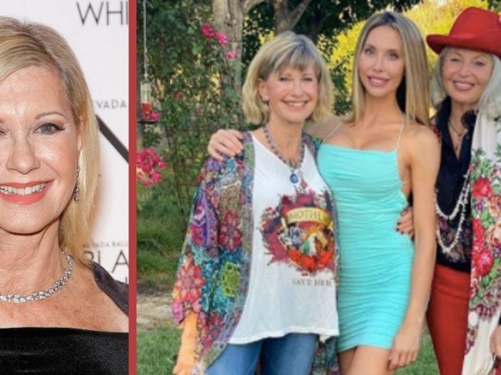 chloe lattanzi honors olivia newton-john for 72nd birthday