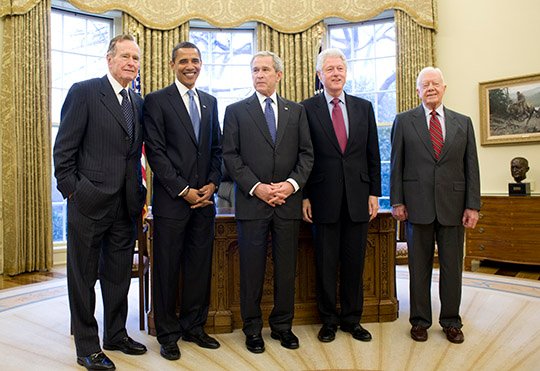 former presidents white house 
